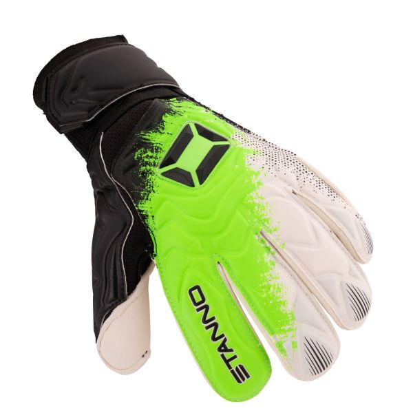 Ultimate Grip V JR Goalkeeper Gloves - White-Green-Black