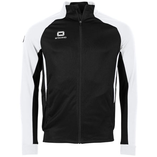 Stadio Full Zip Top - Black-White