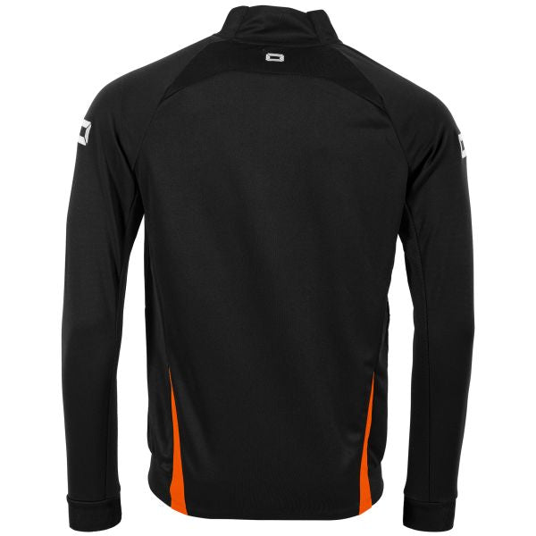 Stadio Full Zip Top - Black-Orange