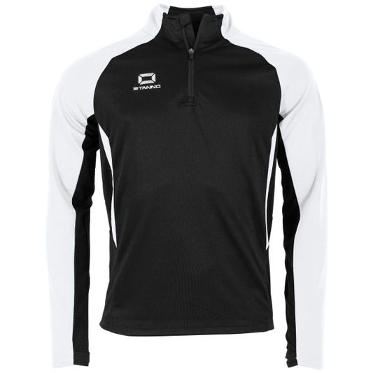 Stadio Quarter Zip top - Black-White