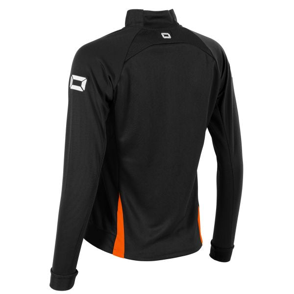 Stadio Full Zip Top Ladies - Black-Orange