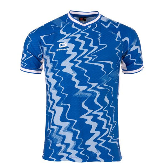 Wave Shirt - Royal-White