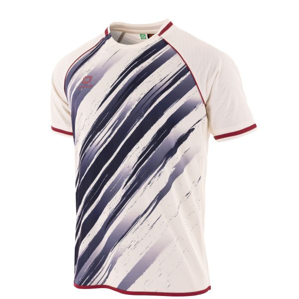Blade Shirt - Cream-Navy-Burgundy