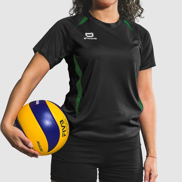 Stadio T-Shirt Ladies - Black-Green