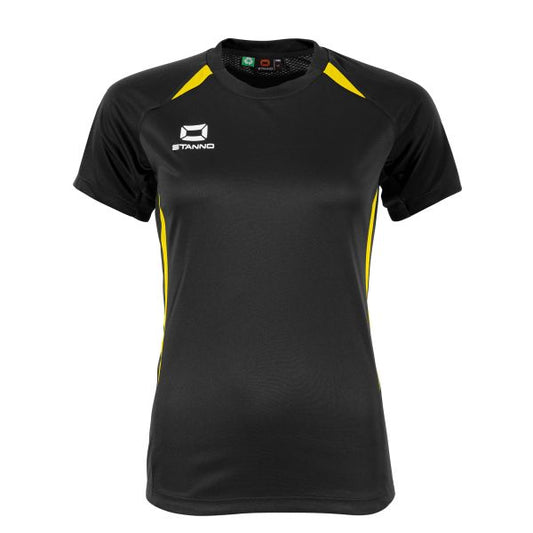 Stadio T-Shirt Ladies - Black-Yellow