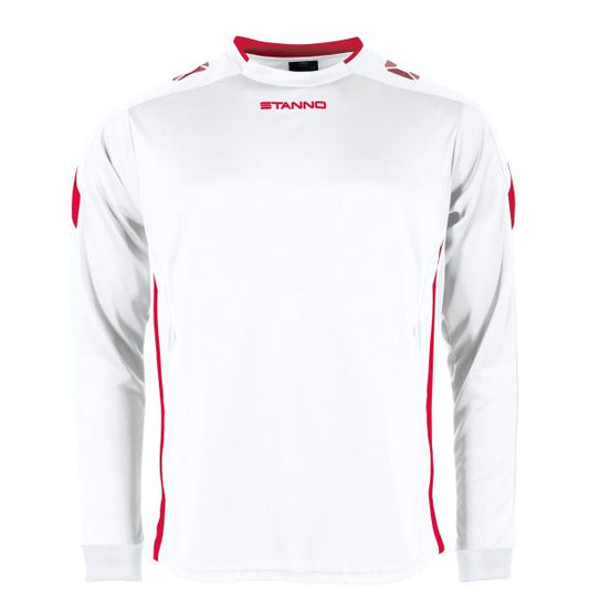 Drive Match Shirt LS - White-Red