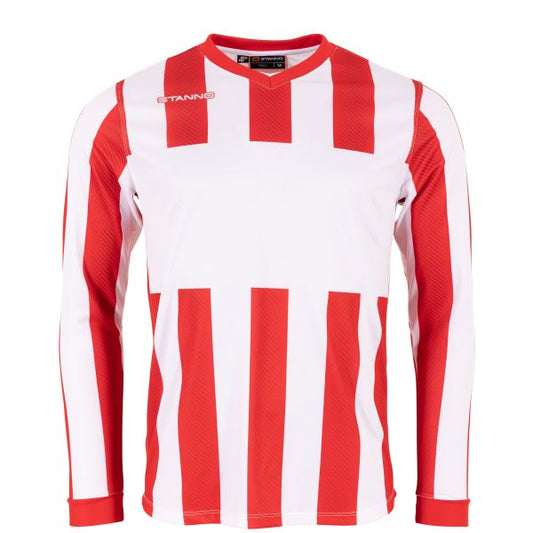 Aspire Long Sleeve Shirt - Red-White