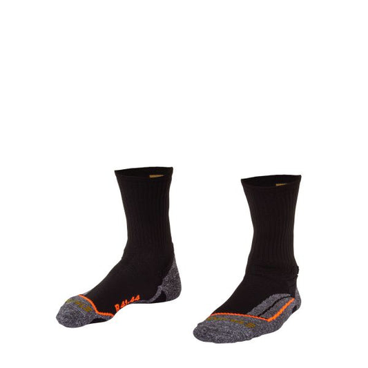 Stadium Crew Socks - Black-Gold