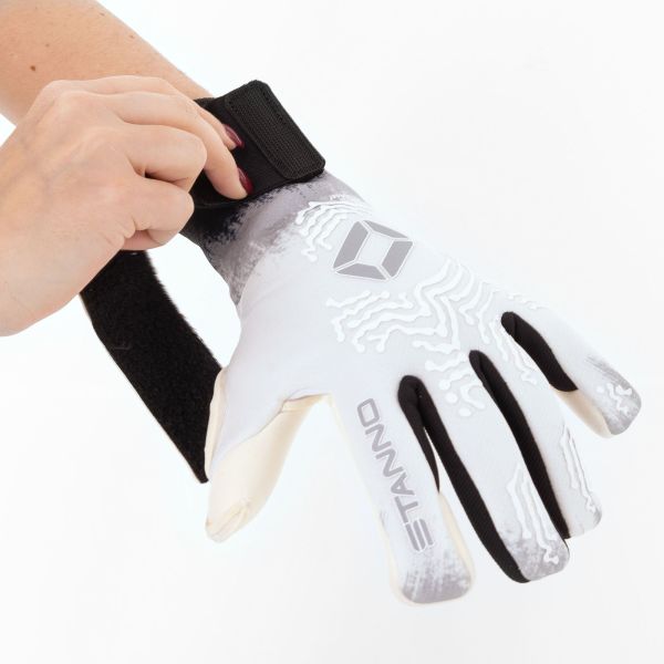 Ghost JR Goalkeeper Gloves - White-Grey