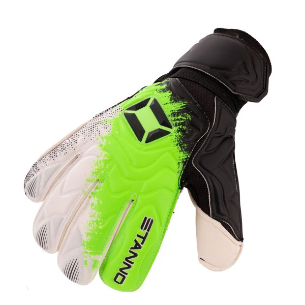 Ultimate Grip V JR Goalkeeper Gloves - White-Green-Black