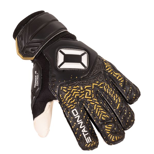 Thunder JR VII Goalkeeper Gloves - Black-Gold