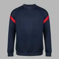 KINETIC CREW NECK TECH TOP NAVY/RED